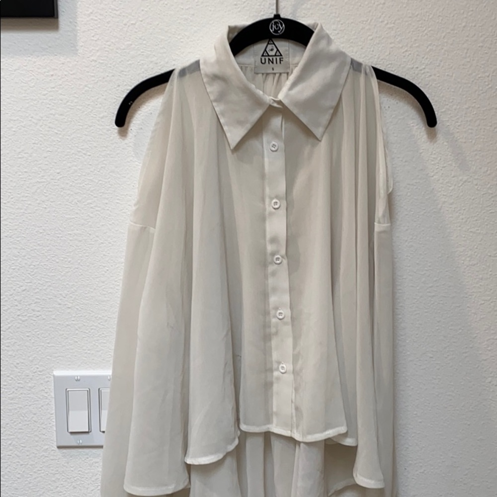 Unif button up blouse